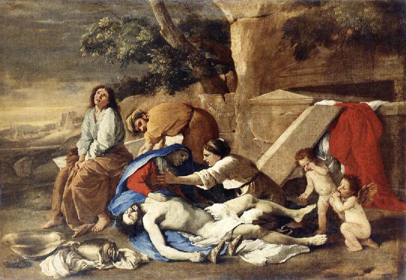 Nicolas Poussin Lamentation over the Body of Christ China oil painting art